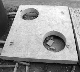 Плиты перекрытия тепловых камер ПО-1, ПО2, ПО 3, ПО.4 