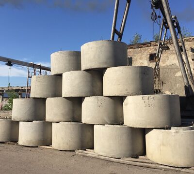 Кольца колодцев железобетонные