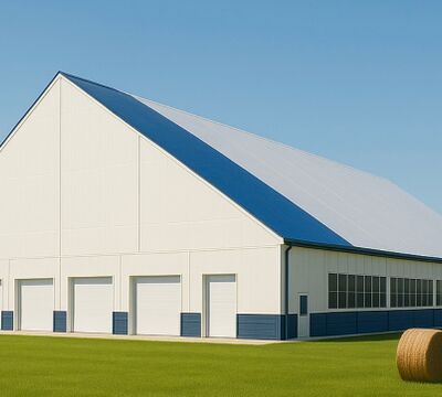 Строительство ангара для любых целей под ключ за 14 дней
