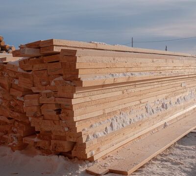 Доска обрезная от производителя