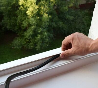 замена резинки на створке