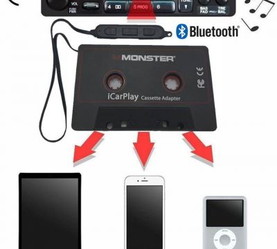Продам аудиокассету c Bluetooth для старых магнитол, LU-008