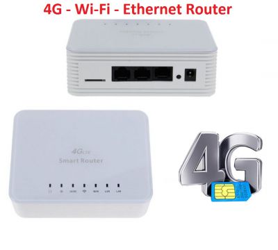 Продам 4G WIFI LAN умный роутер с поддержкой 4G сим карт и тремя Ether