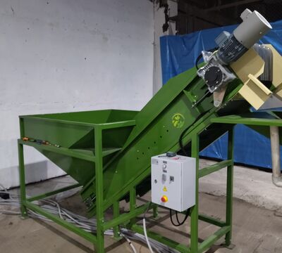 Приемный бункер для овощей, картофеля, лука, моркови, свеклы КЛП-1