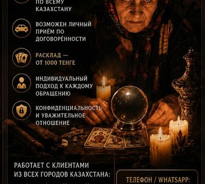БАБУШКА ЛОЛА — ПОМОЩЬ В СЛОЖНЫХ ЖИЗНЕННЫХ СИТУАЦИЯХ ПО ВСЕМУ КАЗАХСТАН