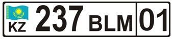 номерной знак для легковых и грузовых автомобилей, автобусов принадлежащих физическим лицам